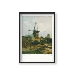 Vincent Van Gogh - Windmills on Montmartre