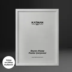 Beyaz Ahşap Çerçeve