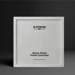 Beyaz Ahşap Çerçeve