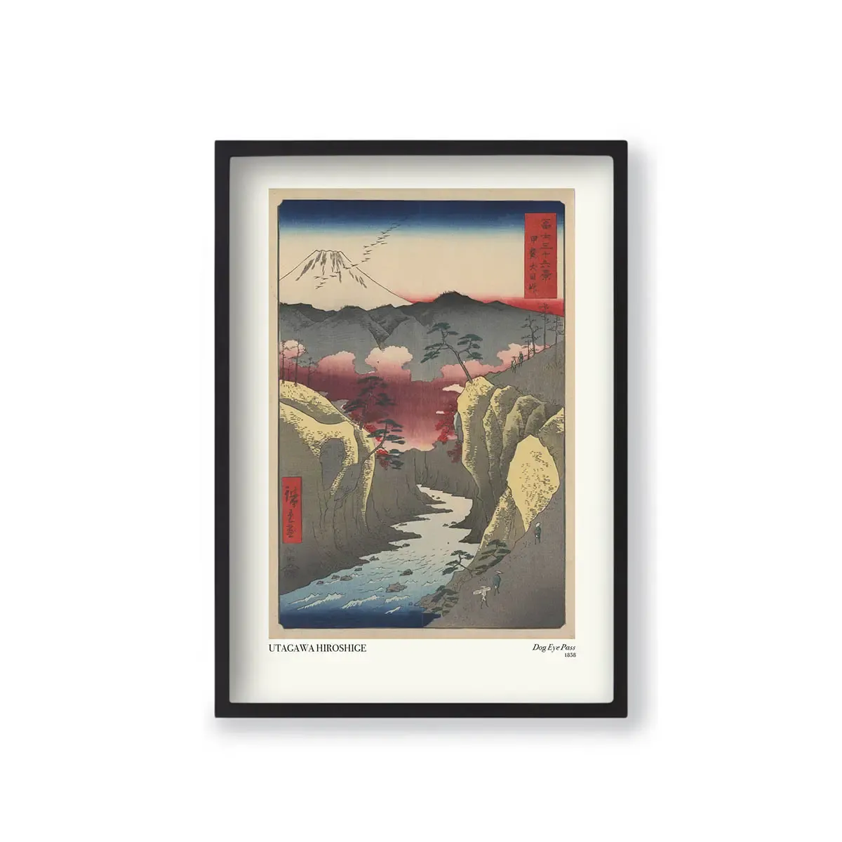 Utagawa Hiroshige - Köpek Gözü Geçidi