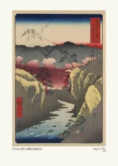 Utagawa Hiroshige - Köpek Gözü Geçidi