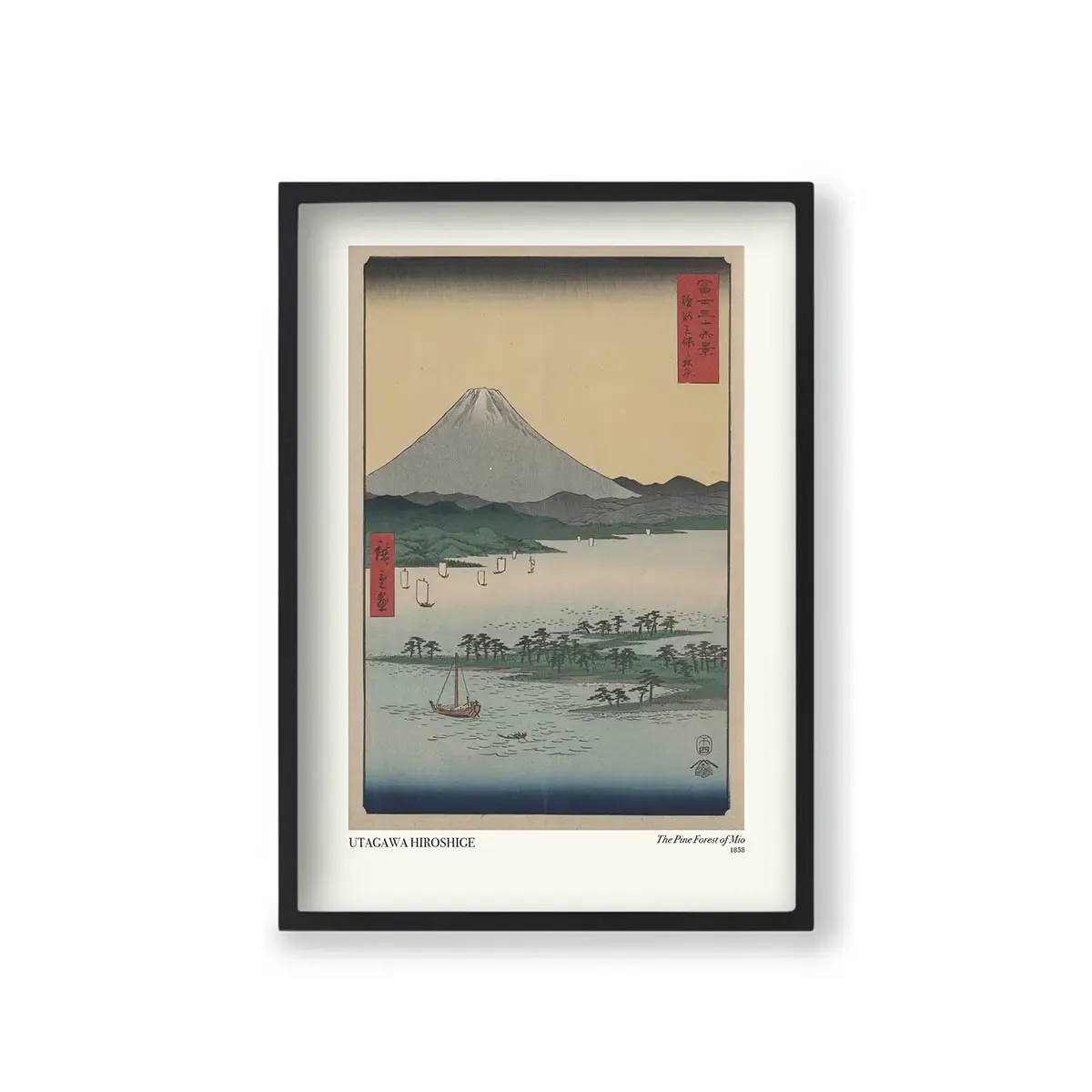 Utagawa Hiroshige - Mio'nun Çam Ormanı