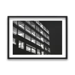 Gece Işığında Mimari Poster