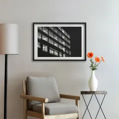 Gece Işığında Mimari Poster