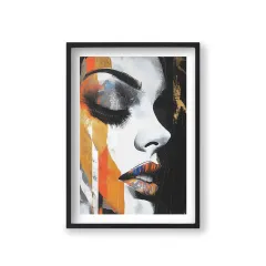 Soyut Kadın Portresi Poster
