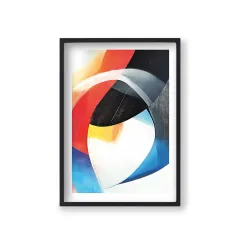 Renkli Soyut Kompozisyon Poster
