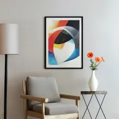 Renkli Soyut Kompozisyon Poster