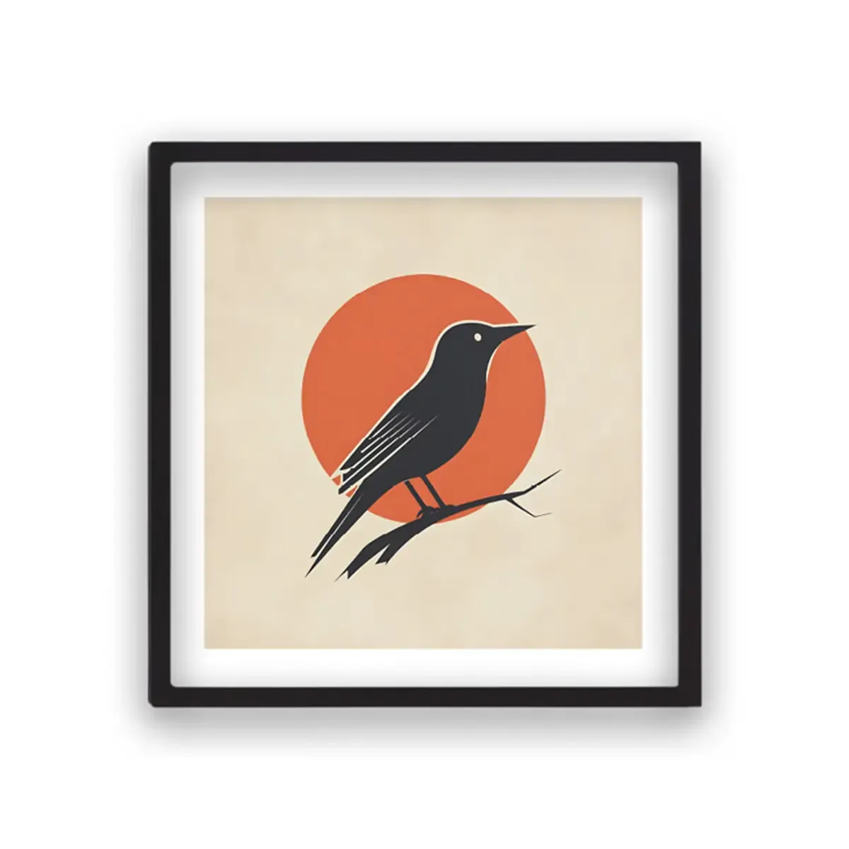 Minimalist Kuş Posteri