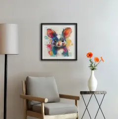 Renkli Tavşan Posteri