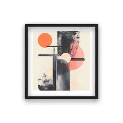 Soyut Geometrik Poster