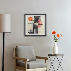 Soyut Geometrik Poster