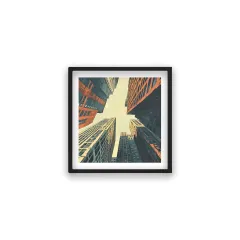 Modern Şehir Manzarası Poster 50x50 cm