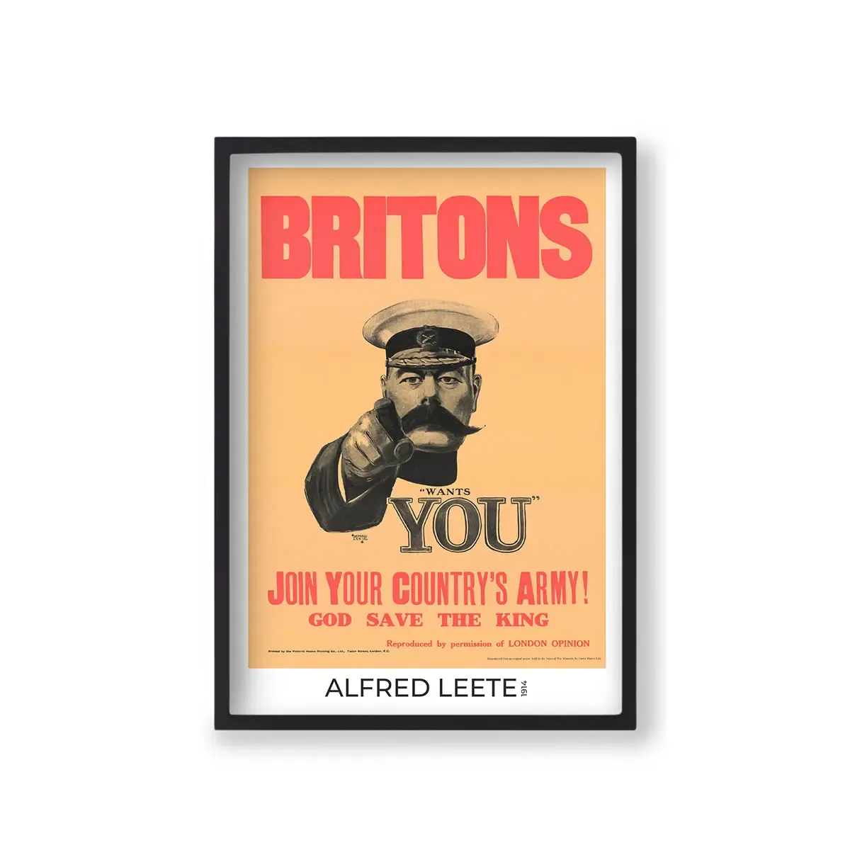 Britons Wants You Poster - Alfred Leete